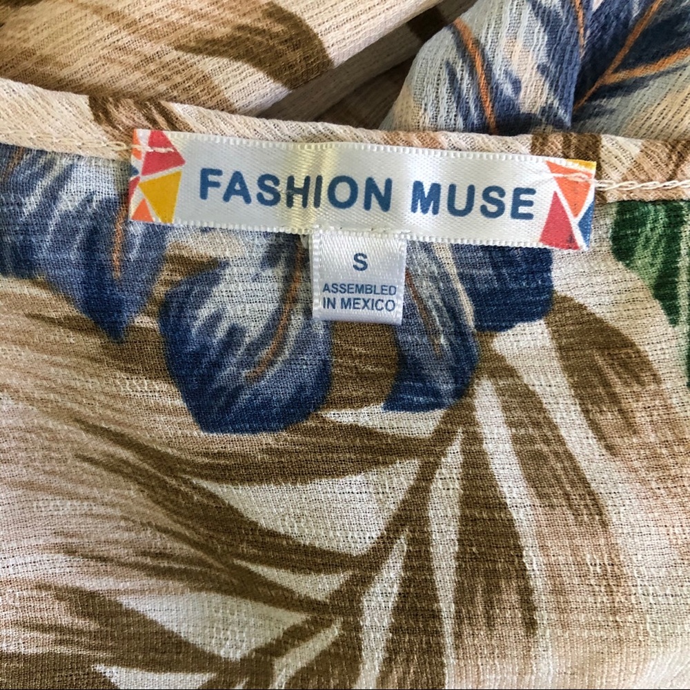 FASHION MUSE TROPICAL BEACH SLEEVELESS Max… - Picture 5 of 6